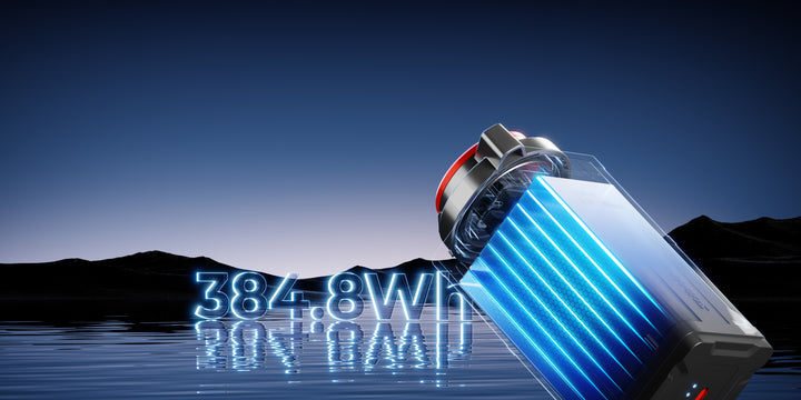 Battery power for longer sessions