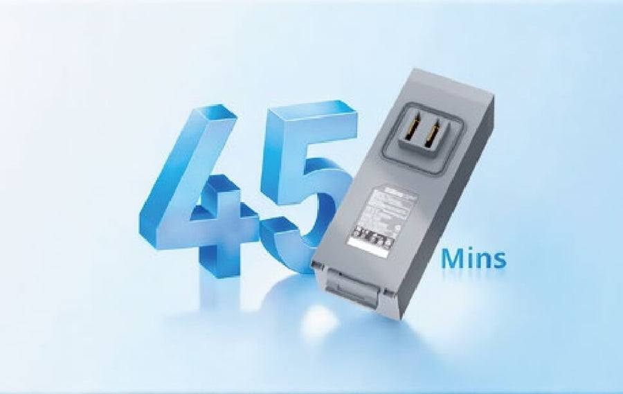 Up to 45 minutes runtime