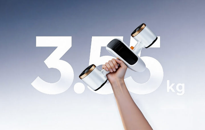 3.55 kg lightweight body