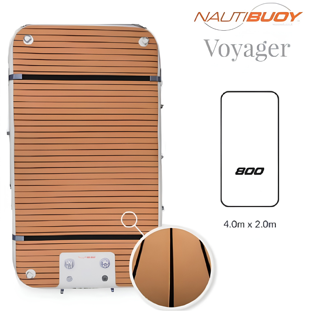 NautiBuoy Voyager 800 Teak 4m